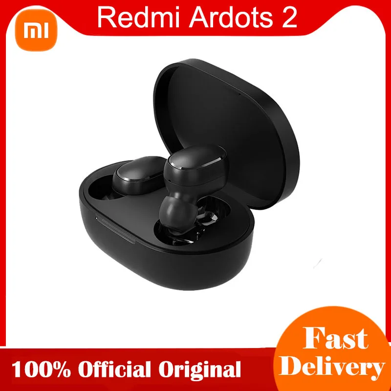 

Original Xiaomi Redmi Airdots 2 Earbuds True Wireless Earphone Mi TWS Bluetooth 5.0 Noise Reductio Headset With Mic Headphones