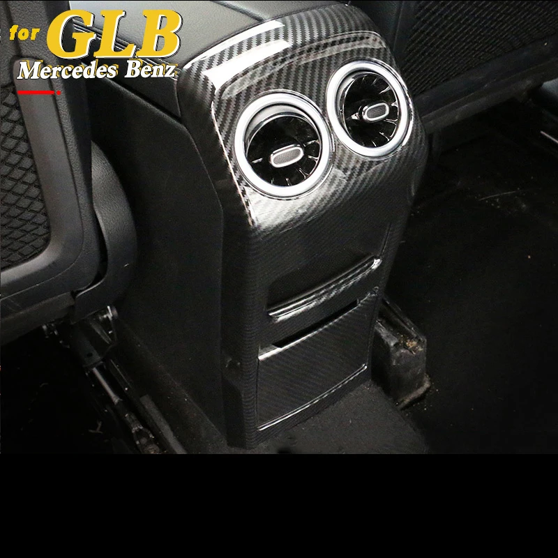 

Автомобильный задний подлокотник вентиляционная решетка Противоударная панель Крышка для Mercedes Benz Glb 2020 2021 X247 180 200 250 автозапчасти аксессуар...