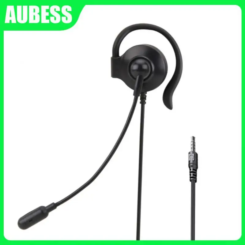 

Wire Control 3.5mm Aux Headphone For Clear Call Call Center Headphone With Microphone Telephone Operator Universal Earphone