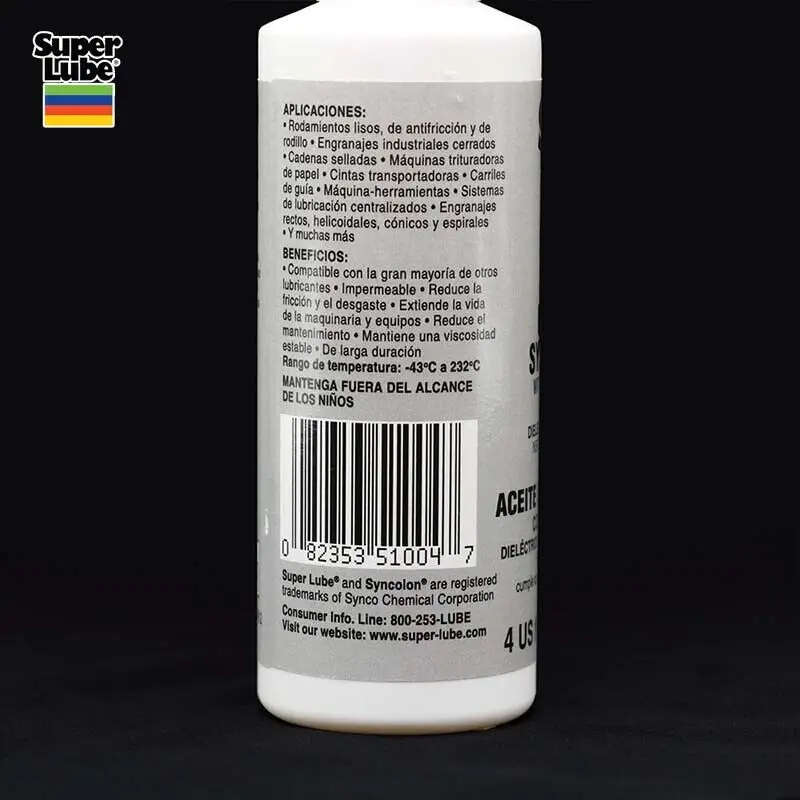 1 шт. Super Lube 51004 смазочное масло 4 унции 118 мл универсальное синтетическое SuperLube