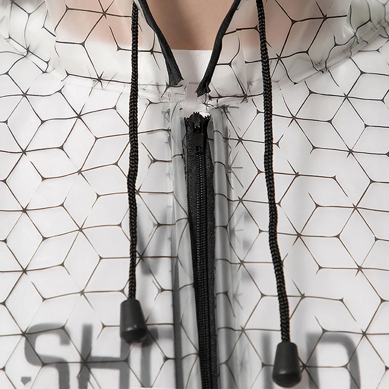 Пончо многоразовое водонепроницаемое дождевик из ЭВА с капюшоном для мужчин и