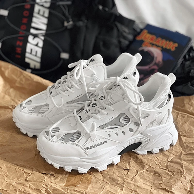 

Men Shoes Increased Daddy Shoes Comfortable And Breathable Sports Shoes Luminous Outdoor Leisure Travel Shoes Zapatillas Hombre