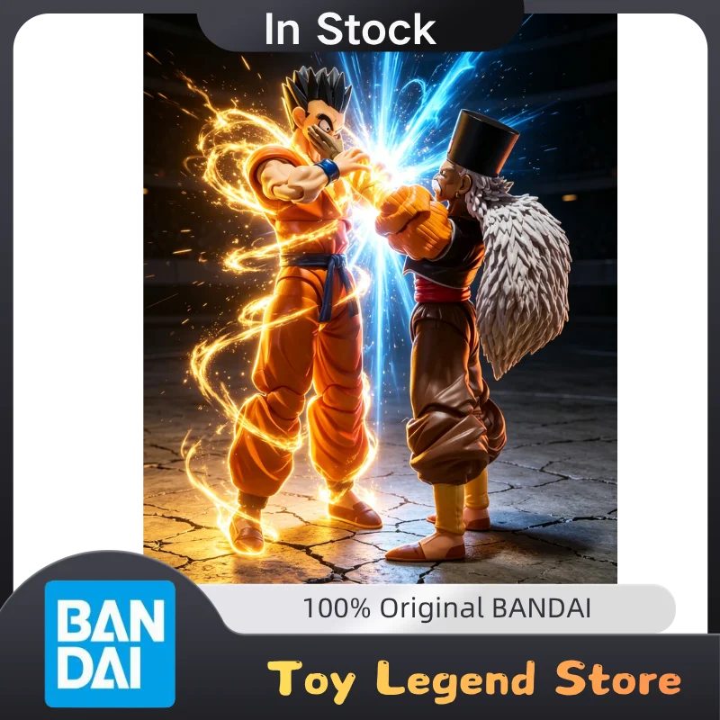 Фото В наличии: Dragon Ball Z Bandai 100% Оригинальная фигурка SHF Ямча — Величайший воин Земли, аниме-фигурка, коллекционная игрушка, подарок №1