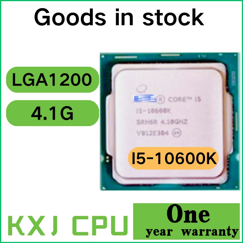 

Процессор Intel Core i5-10600K I5 10600K, 4,1 ГГц, 6 ядер, 12 потоков, 65 Вт, LGA1200