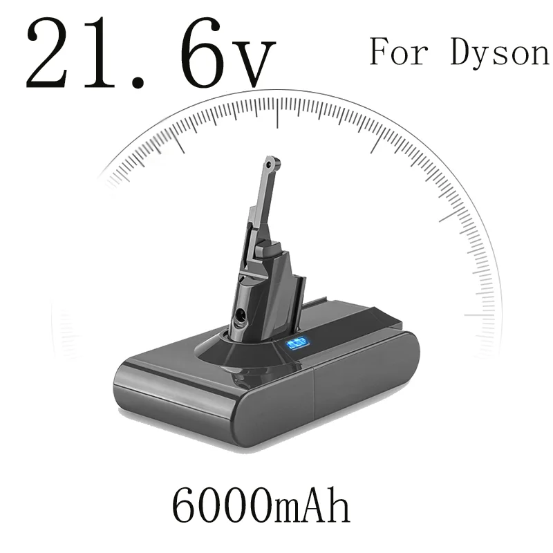 

Replacement battery For Dyson v8 battery 21.6V 6.0ah 4.0Ah Cord-Free Vacuum Handheld Vacuum Cleaner rechargeable battery