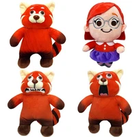 4 pcs disney pixar turning red plush doll movie peripheral cartoon bear kawaii stuffed animal panda 2022 new toy children gift