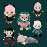 anime spy%c3%97family anya forger plush toys cosplay lion chimera yor loid soft dolls kawaii accessories throwing dolls