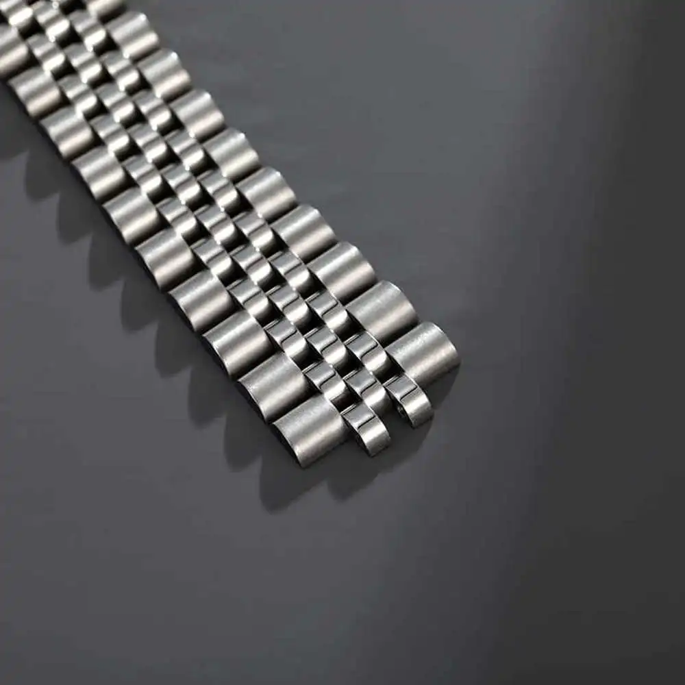 Watch Accessories Silver 18mm 19mm 20mm Band Bracelet 316L Stainless Steel Jubilee Strap For Seiko5 Watch
