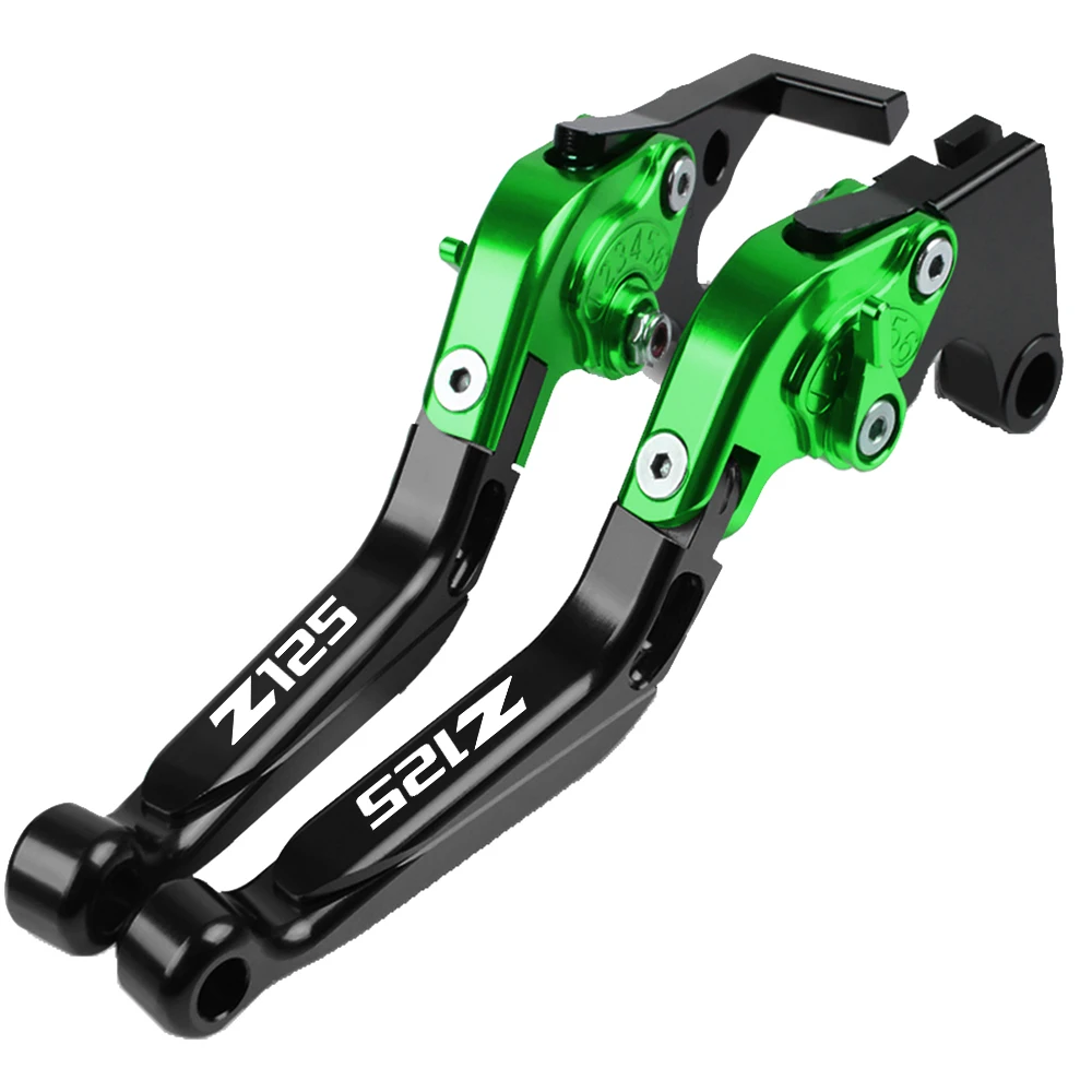 

Motorcycle Accessories New For Kawasaki Z125 Ninja 125 2019 2020 2021 CNC Aliuminum Adjustable Brake Clutch Lever Brakes Handle
