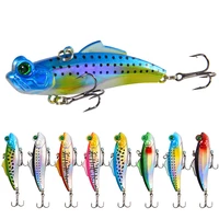 new arrival 1pc rattling and vib for winter 6 5cm12 5g sequins baits fishing tackle sea fishing jigs sea fish lure