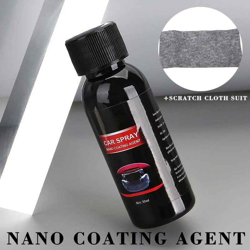 

1pc Car Paint Care 30ml Repairing Spray Coat Oxidation Liquid Nano Car Slight Scratch Remover Cloth Set Tool Parts