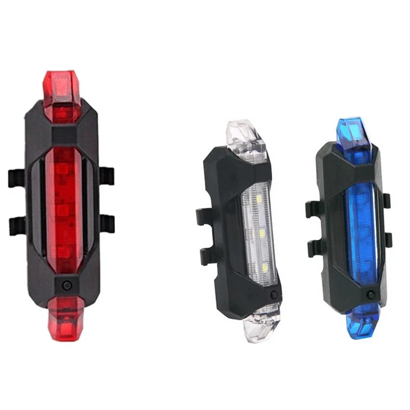 

Bicycle Rear LED Light Handlebar Bike Flashlight USB Rechargeable Mountain Road Tail Light Waterproof Bicycle Accessories Parts
