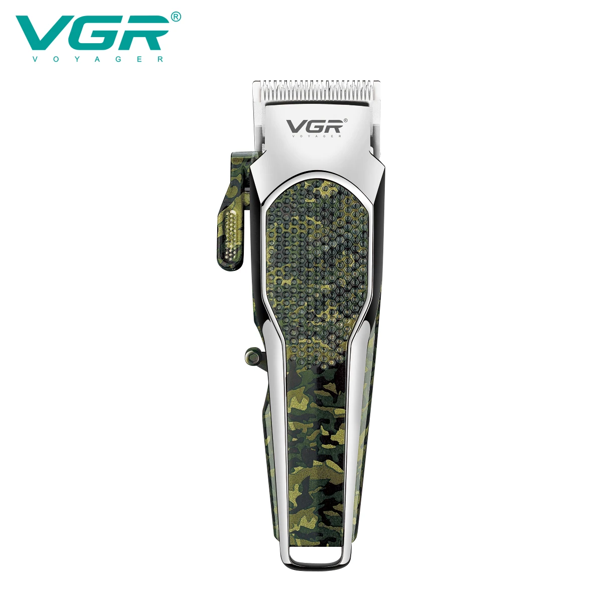 

Камуфляжная машинка для стрижки волос VGR, мощная электрическая машинка для стрижки волос, профессиональный триммер для мужчин, машинка для ...