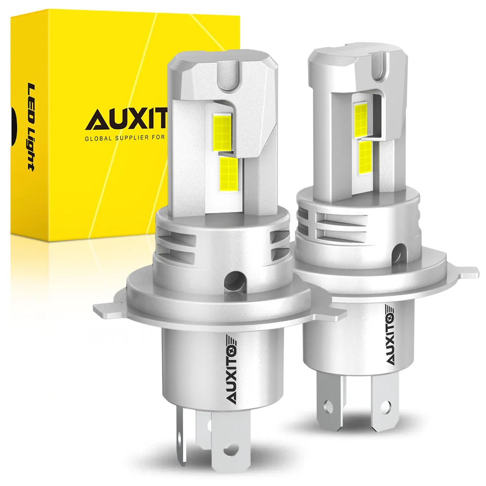 

AUXITO 2 шт. H4 светодиодные фары Canbus без ошибок для Chevrolet Toyota Audi BMW VW Nissan 9003 H4 HB2 светодиодные фары Hi/Lo Beam автомобиля
