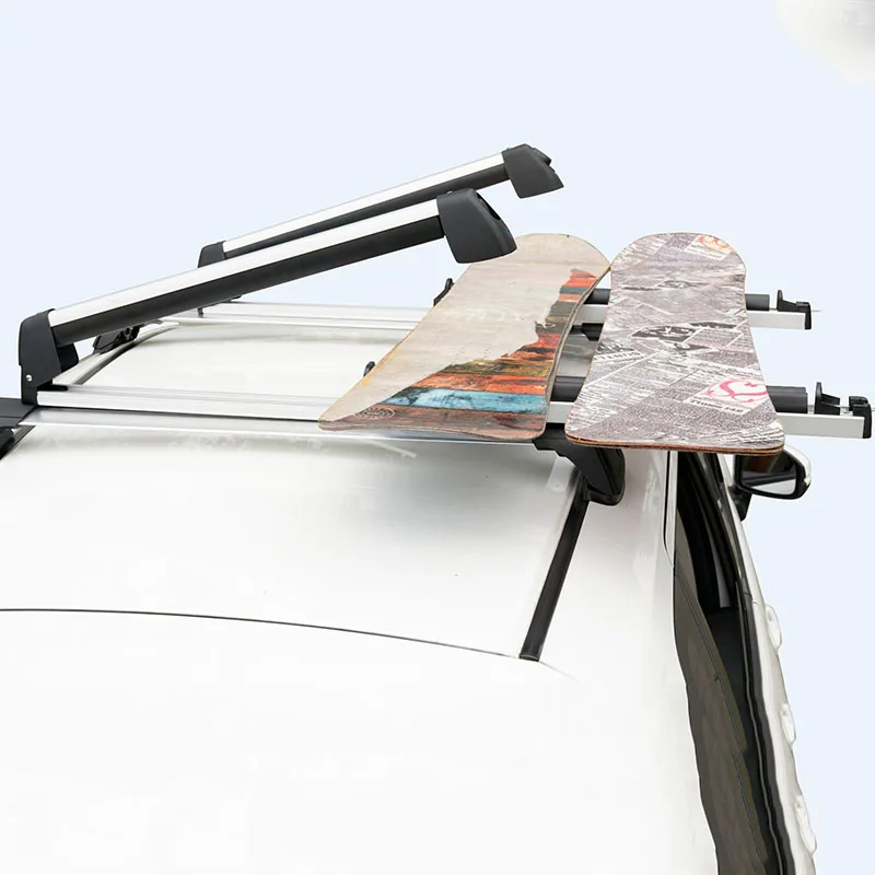 Roof Rack Ski Car Rack Aluminum Alloy Luggage Rack Universal   Car Roof Rack Ski Carrier Roof Rack