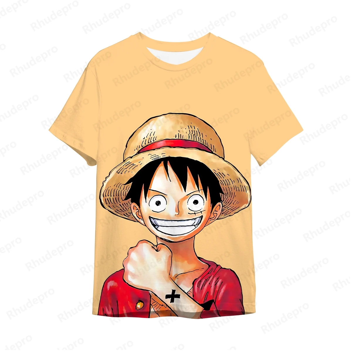 Новинка 2024 футболка для косплея из японского аниме One Piece Portgas D Ace с 3D принтом