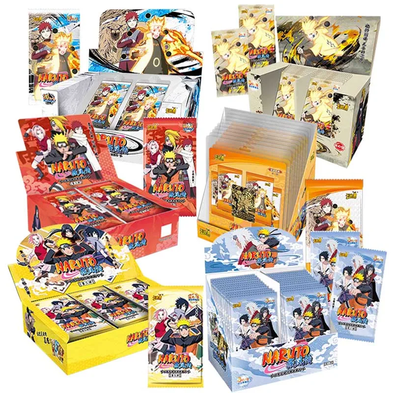 

Naruto:Shippūden Anime Figures Flash Cards Uzumaki Naruto Collection Bronzing Barrage Cards Toys Birthday Gifts For Children