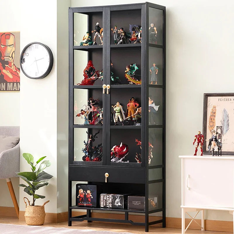 Витрина для фигурок акриловая прозрачная пылезащитная витрина ящик хранения в