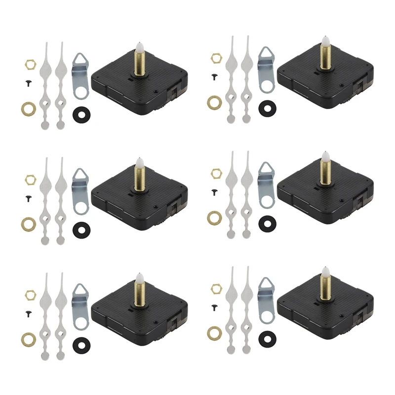 

JFBL Hot 6X Long Spindle Clock Mechanism Movement, 3/ 5 Inch Maximum Dial Thickness, 1-1/ 10 Inch Total Shaft Length