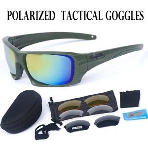 Outdoor sunglasses  Ballistic Polarized goggles Protection Tactical Military glasses paintball shoot