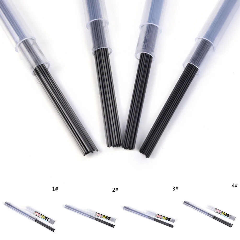 

11CM 2Pcs Automatic Pencil New 2B/HB Mechanical Pencil Lead a Refill Tube 0.5 mm / 0.7 mm Lead Style