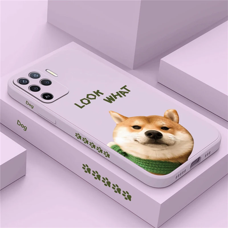 Чехол для телефона с мультипликационными животными собакой котом OPPO Reno 7 ACE 8 Pro 8T