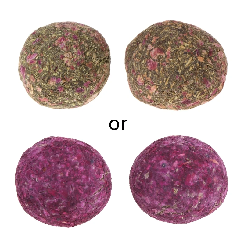 

2 pcs Rabbit Timothy Chew Grass Balls Chew Pets Grinding Teeth Molar Natural Food Treat Chewing Drop ship