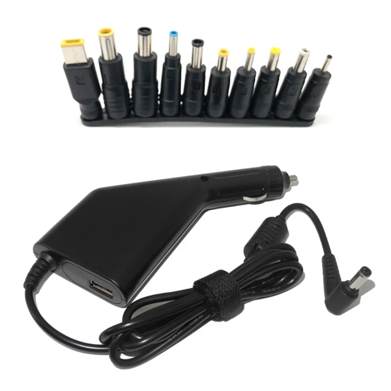 

Универсальное автомобильное зарядное устройство для ноутбука, 19 в, 4,74 А, 45 Вт, 65 Вт, 90 Вт, адаптер питания USB 5 В, 2,1 а для фотографий и планшетов, Прямая поставка