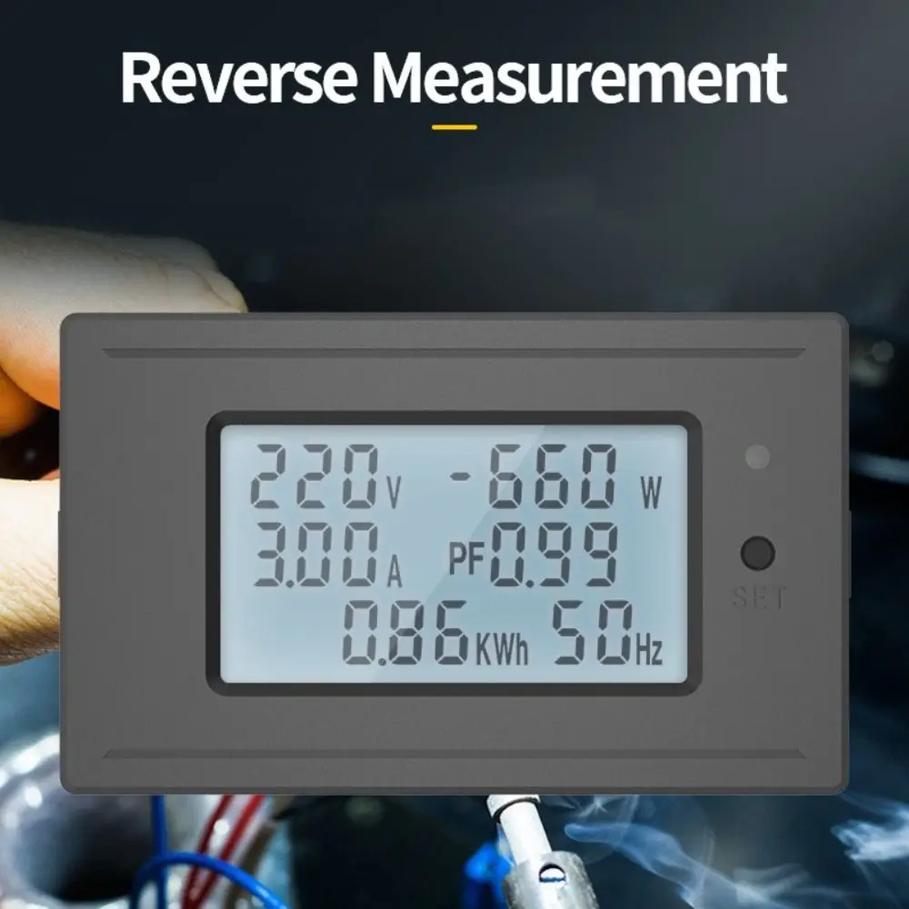 

Цифровой дисплей 4400 Вт/22000 Вт переменного тока 20A/100A Вольтметр Амперметр измеритель мощности электричества измерители тока