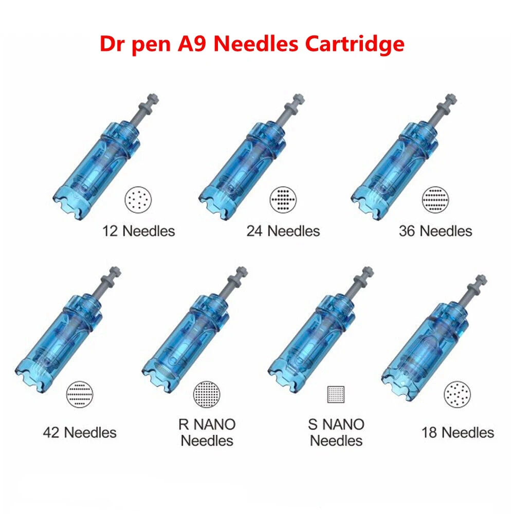 

Dr.pen A9 Microneedling Needles Cartridges 10pcs 12/18/24/36/ 42 Pins Round Nano Replacement Tattoo needle