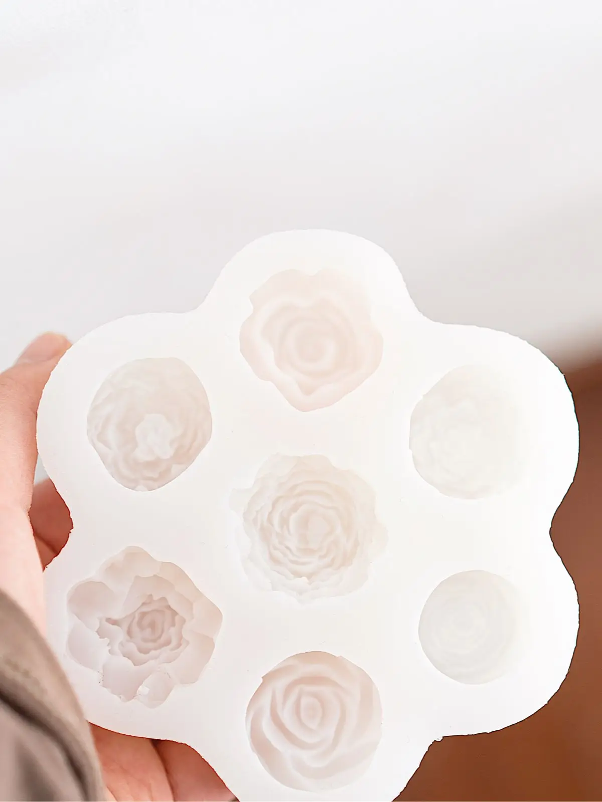 Силиконовая форма сделай сам 7 в 1 цветок роза пион ароматические свечи пластырь
