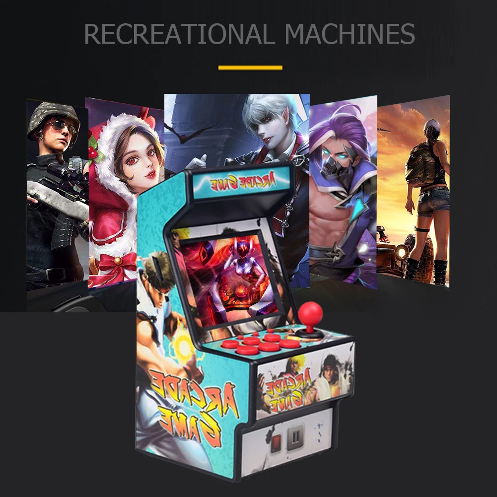 

Портативная игровая консоль с экраном 2,8 дюйма, игровой плеер со встроенными 156 играми, джойстик, игровая консоль для детей и взрослых, подар...