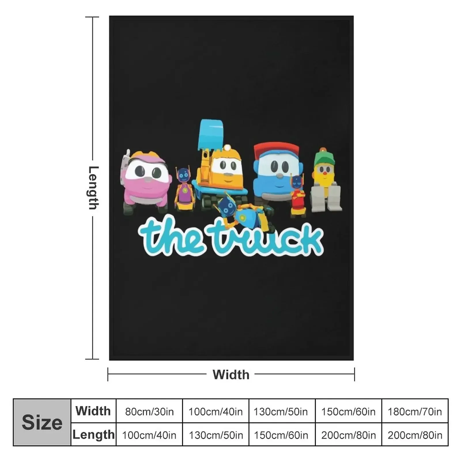 LEO грузовик ЖИЗНЬ SCOPP ROBOTS LEA индивидуальный пейзажный заказ Наклейка Плед Одеяло