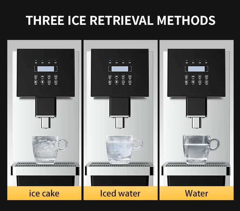 Автомат для льда из нержавеющей стали 30 кг/24 ч