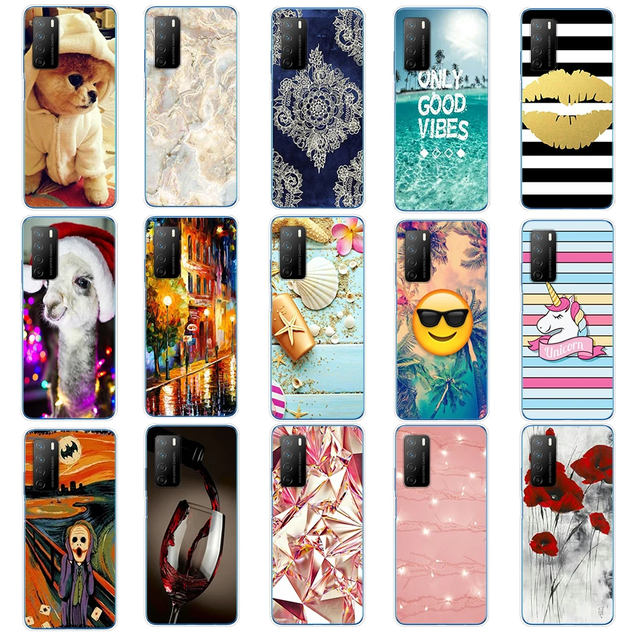 4 л для Honor PLAY 4/Play 5G/Enjoy 20 pro/Enjoy Z 5G/nova y60 чехол TPU Мягкий силиконовый защитный