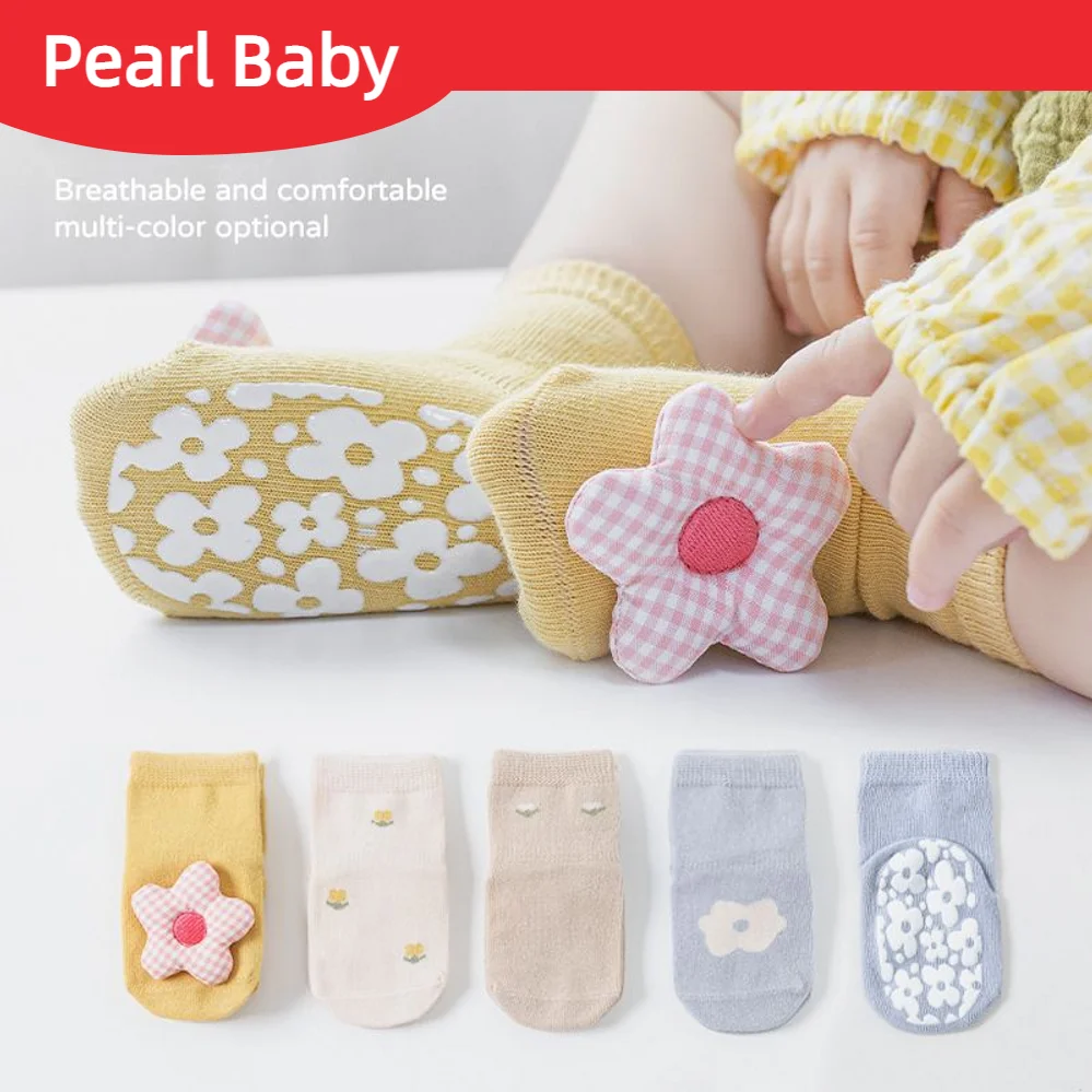

Cute Cartoon Animal Baby Socks for Boy Girl Winter Spring Soft Cotton Bear Cat Elephant Anti Slip Soled Newborn Toddler Socks