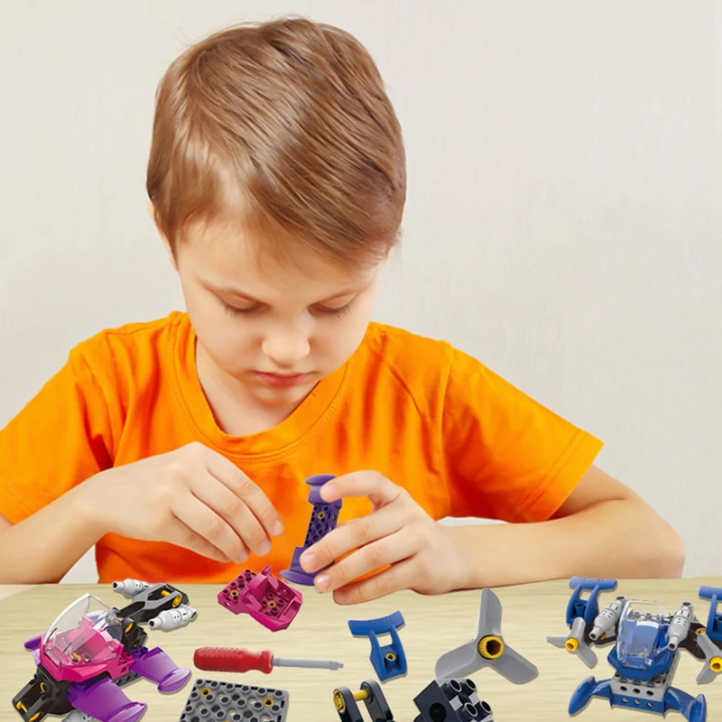 

Детский конструктор «истребитель», совместимый с серией «сделай сам»