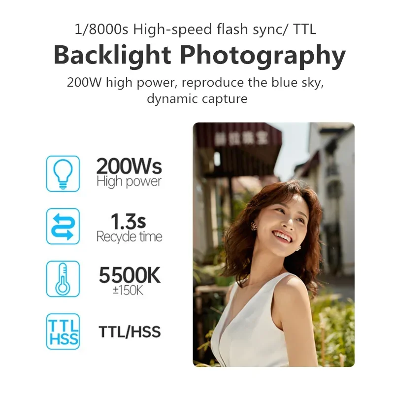 Внешняя вспышка Speedlite 200 Вт TTL 2 4G HSS карманный стробоскоп с сумкой для Canon Nikon Sony Olympus