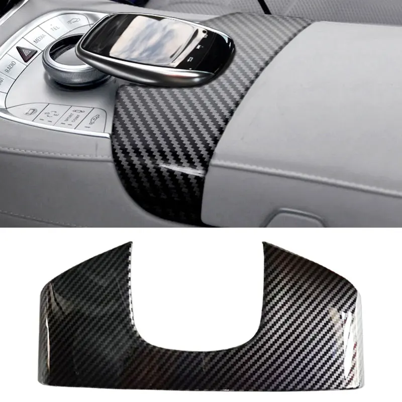 Центральный подлокотник для Mercedes Benz S Class W221 08-12 W222 14-19 корпус из АБС-углеволокна с