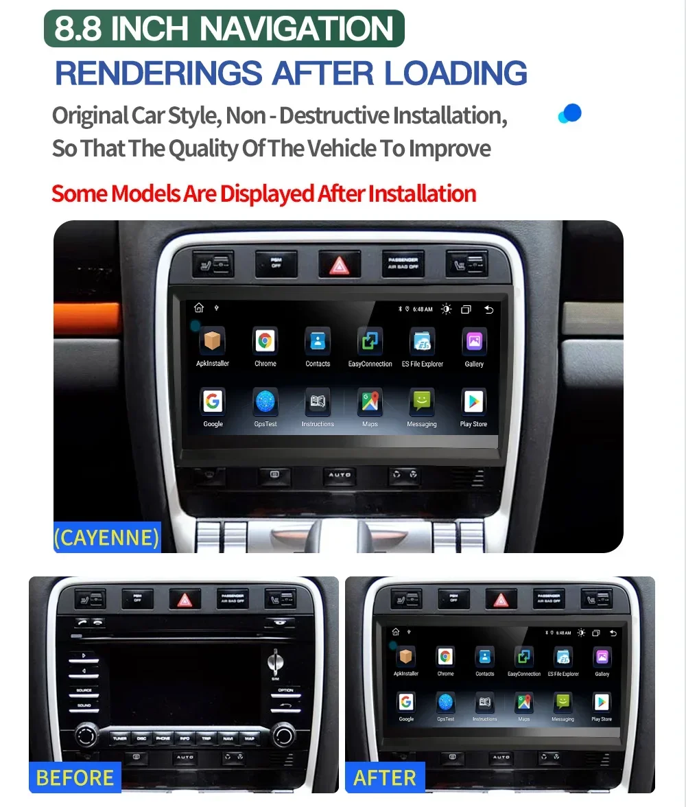 Автомобильный DVD-плеер IPS DSP carplay 8 дюйма Android 12 0 128 Гб ПЗУ ГБ ОЗУ Bluetooth GDS Авторадио