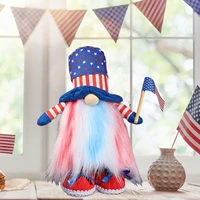 america independence day gnome doll 4th july independence day gnome doll handmade gnomes plush faceless doll decorations