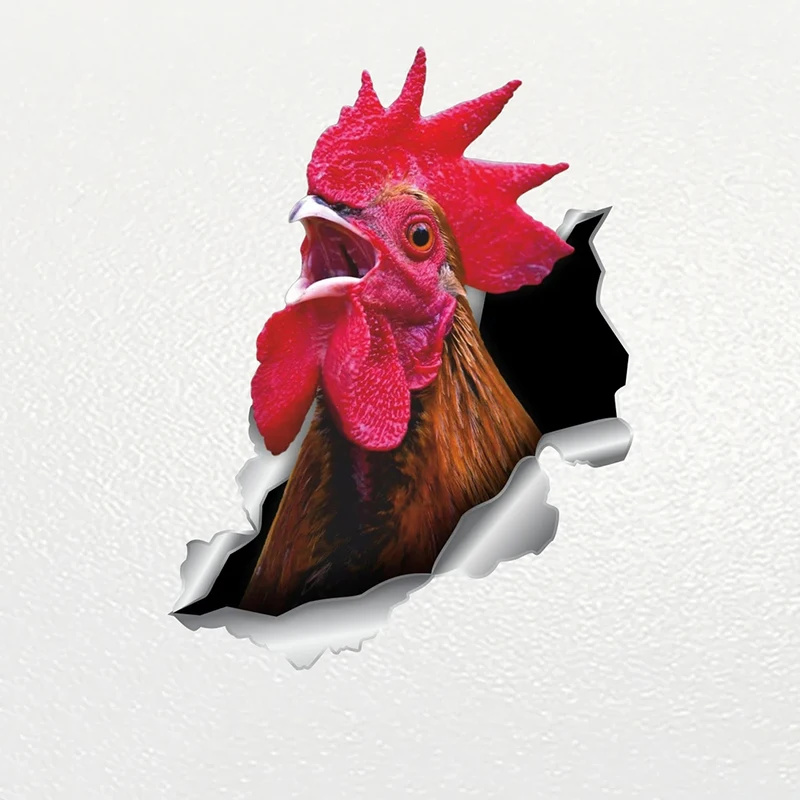 V1150 # Автомобильная наклейка петух, водонепроницаемая виниловая наклейка, автомобильные аксессуары, декоративные наклейки для авто