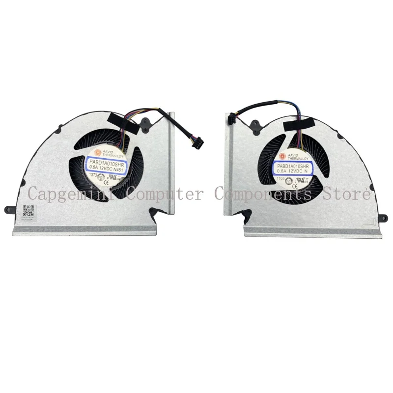 Новый вентилятор охлаждения процессора и графического для MSI GP76 GE76 WE76 MS-17K2 MS-17K3