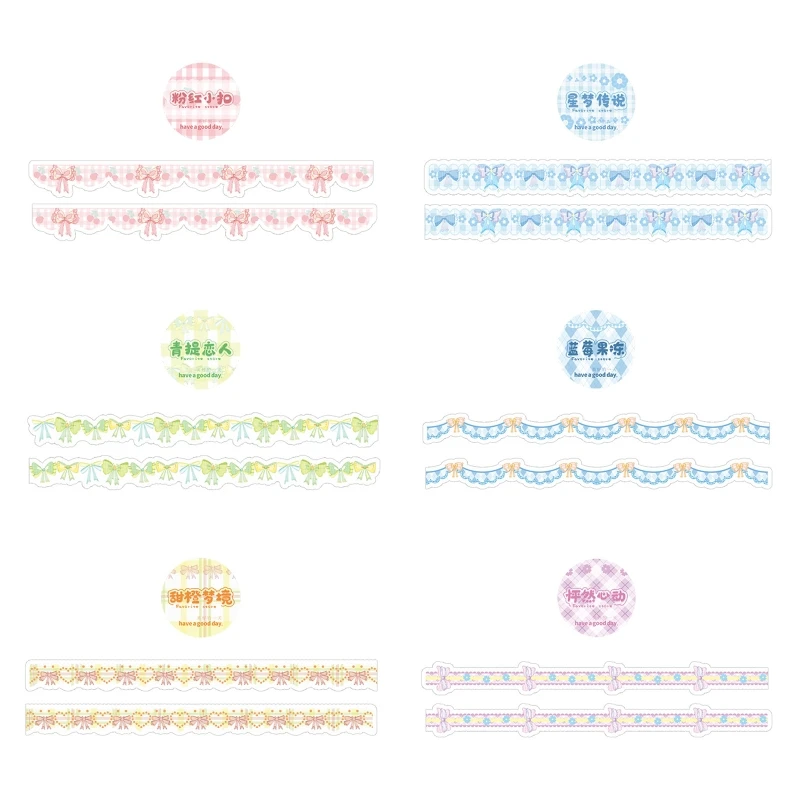 

DIY Bowknot Washi Tape Japanese Masking Tape for Planner Art Craft Journal Decor