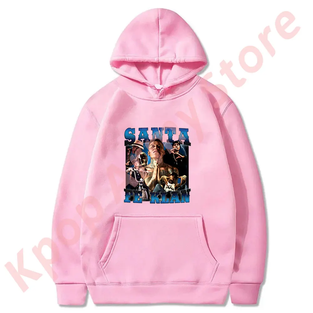 Винтажные толстовки с капюшоном Santa Fe Klan Blanco y Negro Tour пуловеры для женщин и мужчин