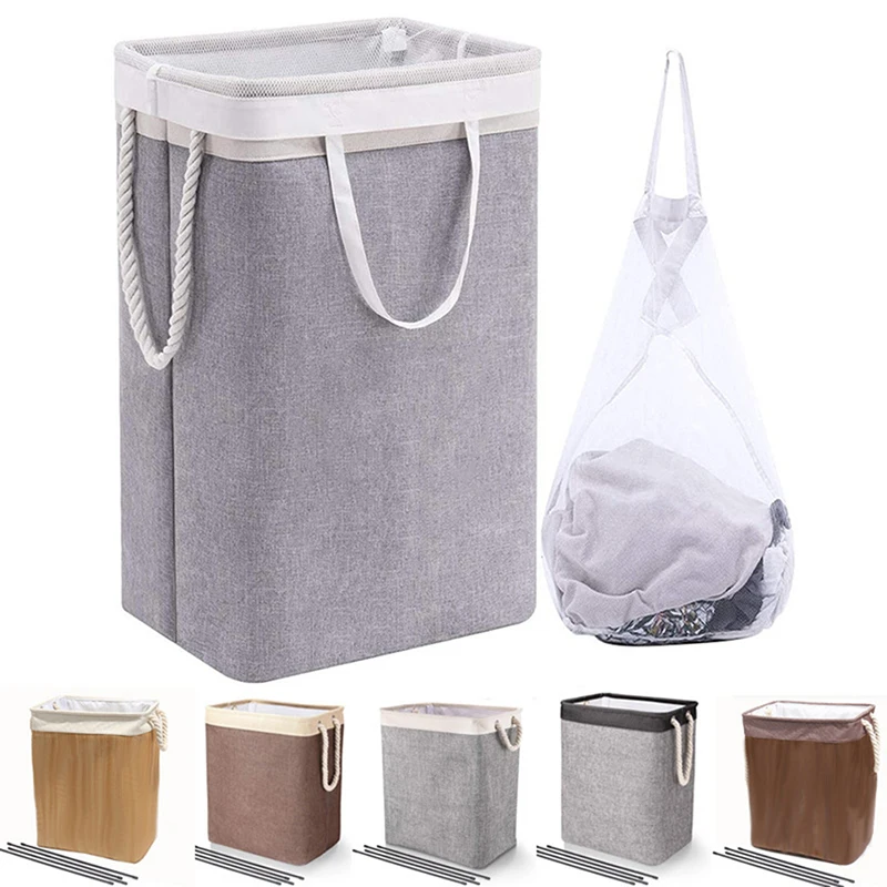 

Large Laundry Basket,Freestanding Laundry Hamper, Collapsible Clothes Hamper with Handles for Clothes Toys Home Storage Basket