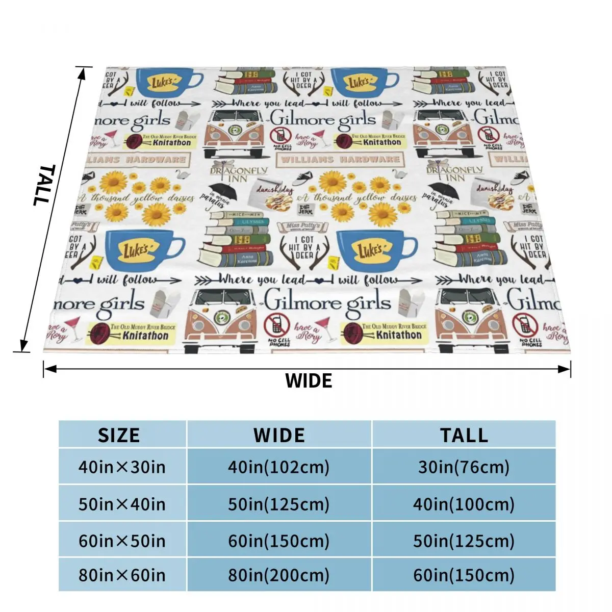Пушистое одеяло Gilmore Girls I Drink Coffee Like Girl для ТВ дома отеля дивана покрывала