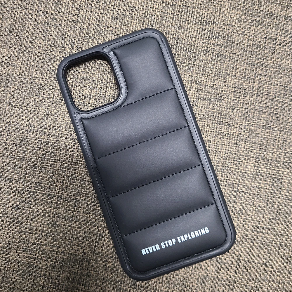 

Модный Индивидуальный мягкий чехол-пуховик на заказ для iPhone 11 12 13Pro Max X XS Max XR, Оригинальный чехол с полным покрытием «сделай сам»