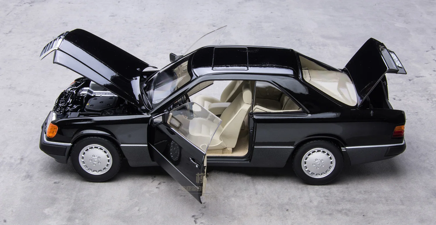 

NOREV 1/18 для Benz C124 300CE, Литые металлические модели автомобилей класса E, игрушки, хобби, подарки, коллекция украшений с черным дисплеем