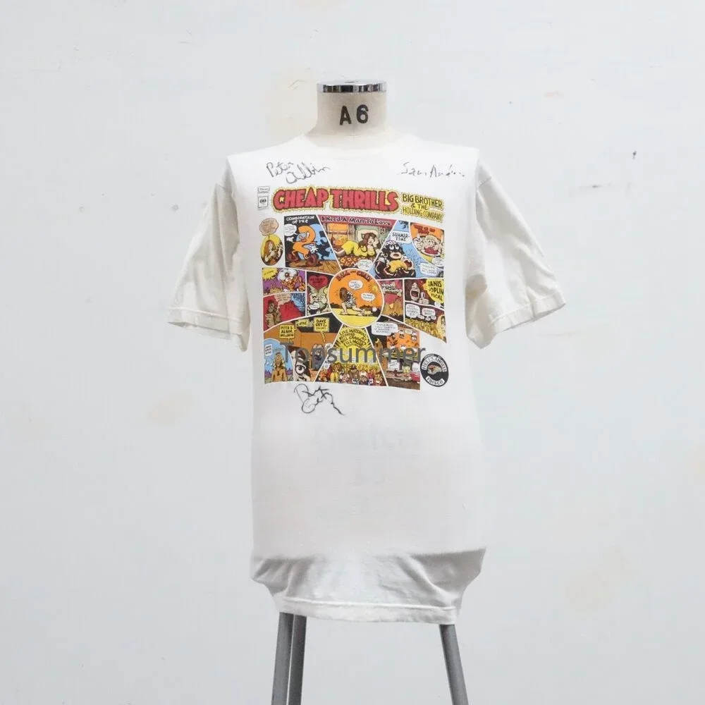 Винтажная рубашка Robert Crumb Дешевые Thrills Big Brother &amp The Holding Co Janis